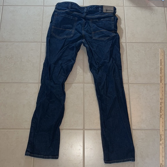 Mens 36 Duluth Flex Weekender Trim Fit Blue Jeans - Picture 8 of 9